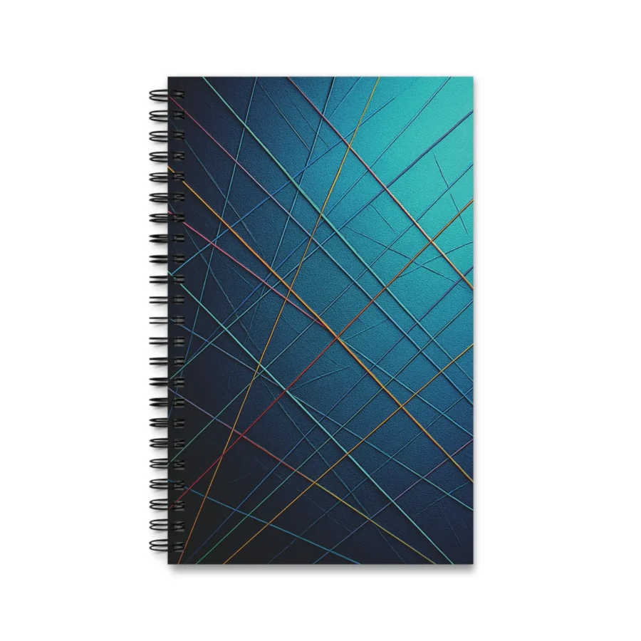 EU Spiral Notebook COLOR LINES COOL CURRENT 1