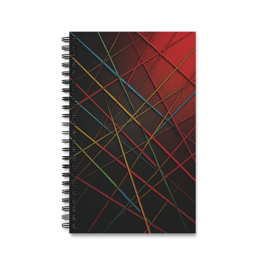 EU Spiral Notebook COLOR LINES FIREWIRE 1