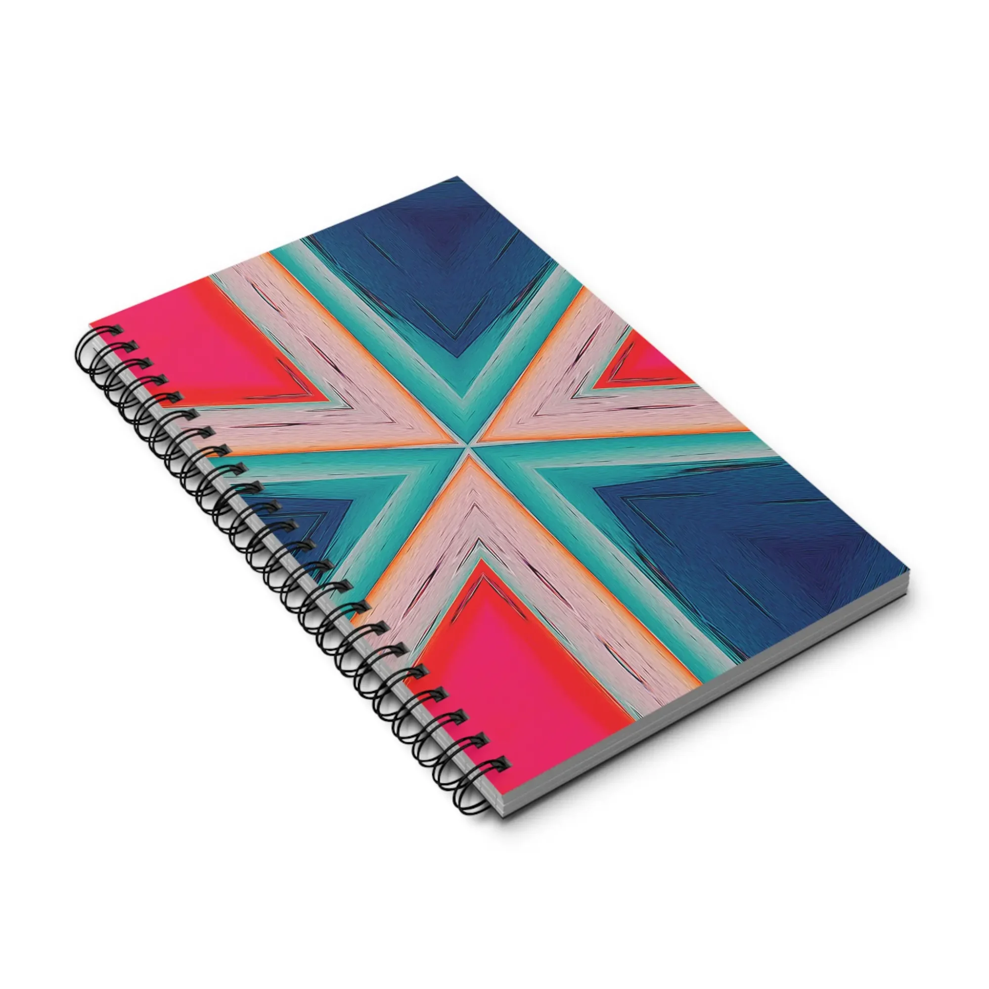EU Spiral Notebook COLORFUL TRIANGLES 2 EU Spiral Notebook COLORFUL TRIANGLES 2