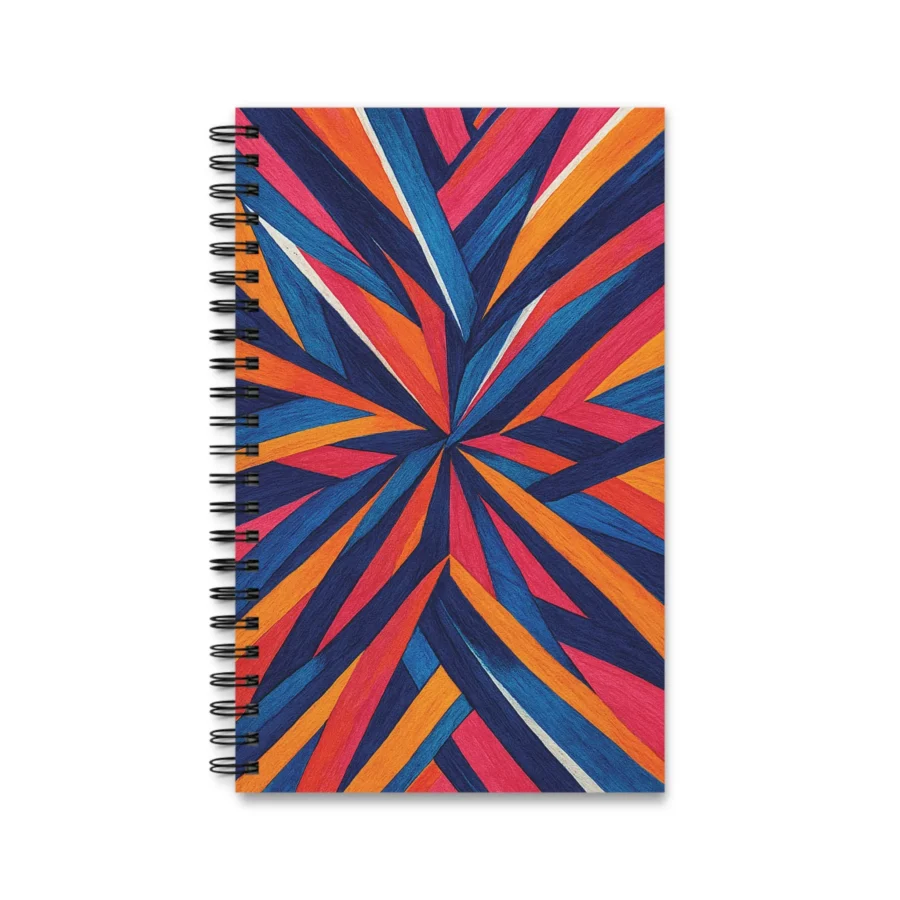 EU Spiral Notebook FOCAL POINT COLOR BURST 1