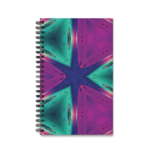EU Spiral Notebook MAGENTA GREEN BLUE 1