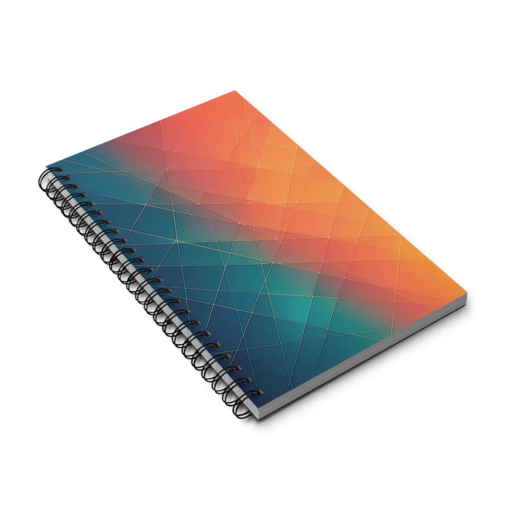 EU Spiral Notebook THIN LINES DUSK SHIFT 2