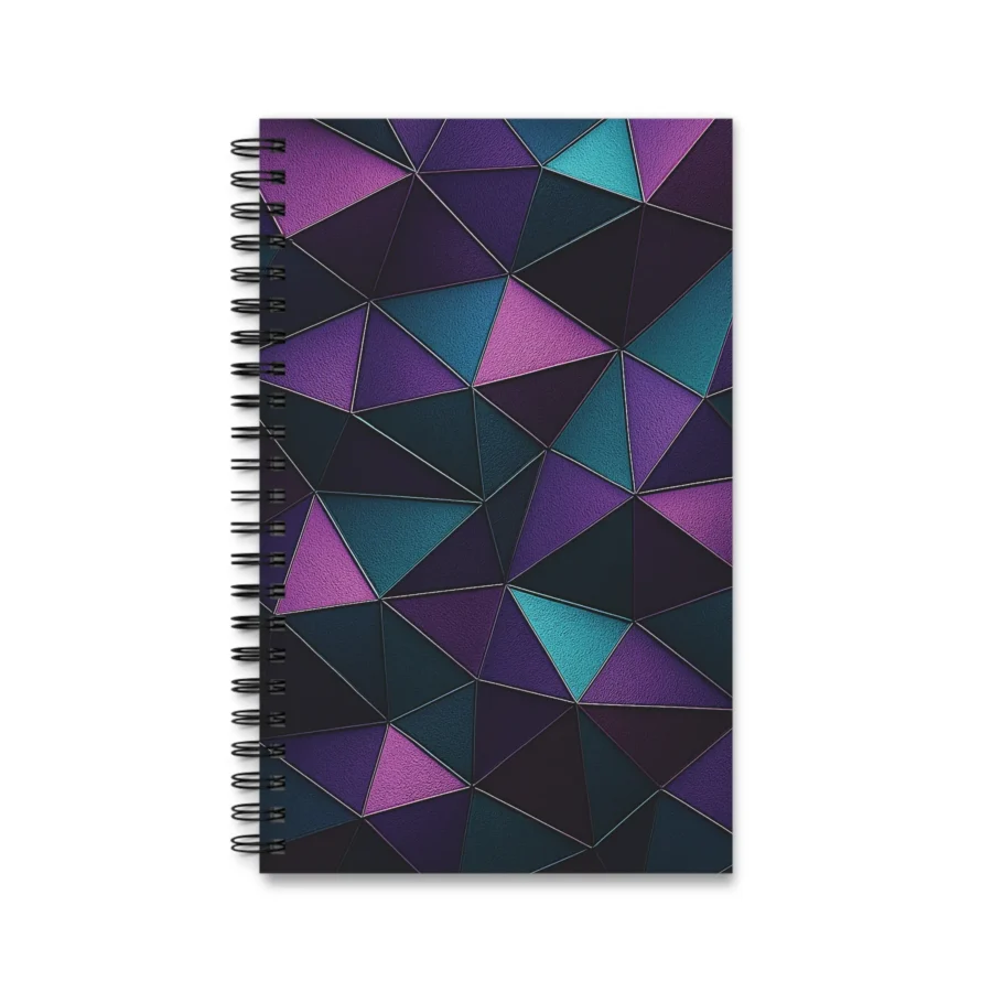 EU Spiral Notebook TRIANGULAR CYBER BLOOM 1