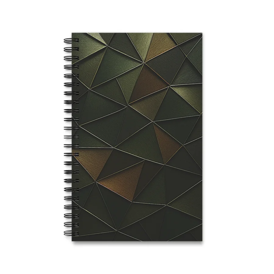 EU Spiral Notebook TRIANGULAR OLIVE 1