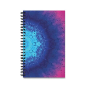 EU Spiral Notebook VIVID BLUE PINK 1