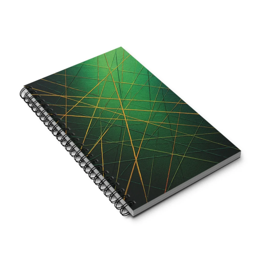 EU Spiral Notebook Lined Plain Dotted COLOR LINES FOREST VOLTAGE 2