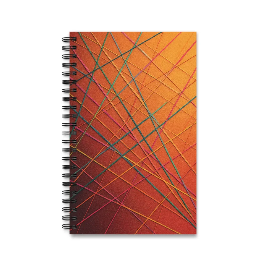 EU Spiral Notebook Lined Plain Dotted COLOR LINES HEATWEAVE 1