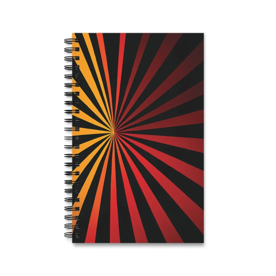EU Spiral Notebook Lined Plain Dotted RADIAL EMBERCORE 1