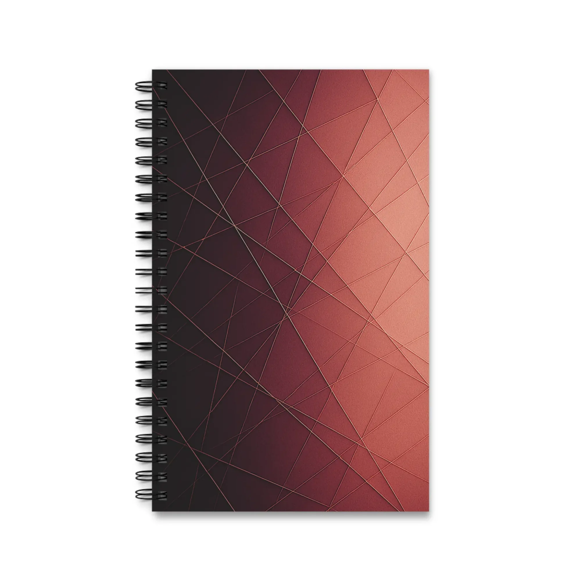 EU Spiral Notebook THIN LINES COPPER FLOW 1 EU Spiral Notebook Lined Plain Dotted THIN LINES COPPER FLOW 1