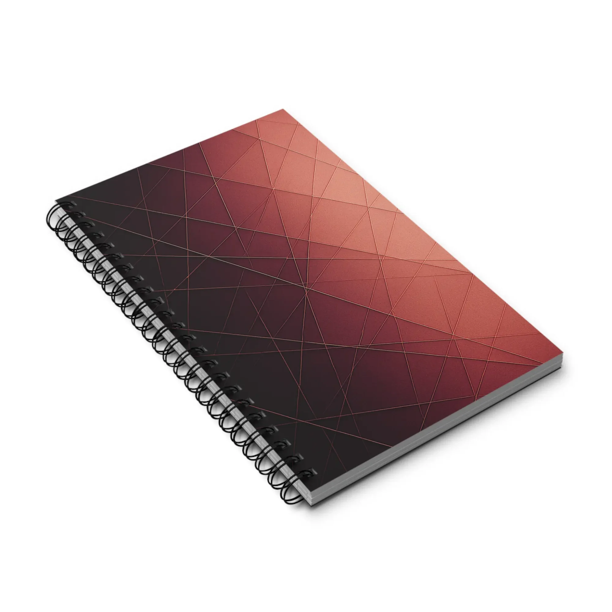 EU Spiral Notebook THIN LINES COPPER FLOW 2 EU Spiral Notebook Lined Plain Dotted THIN LINES COPPER FLOW 2