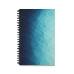 EU Spiral Notebook Lined Plain Dotted THIN LINES ICEGRID 1
