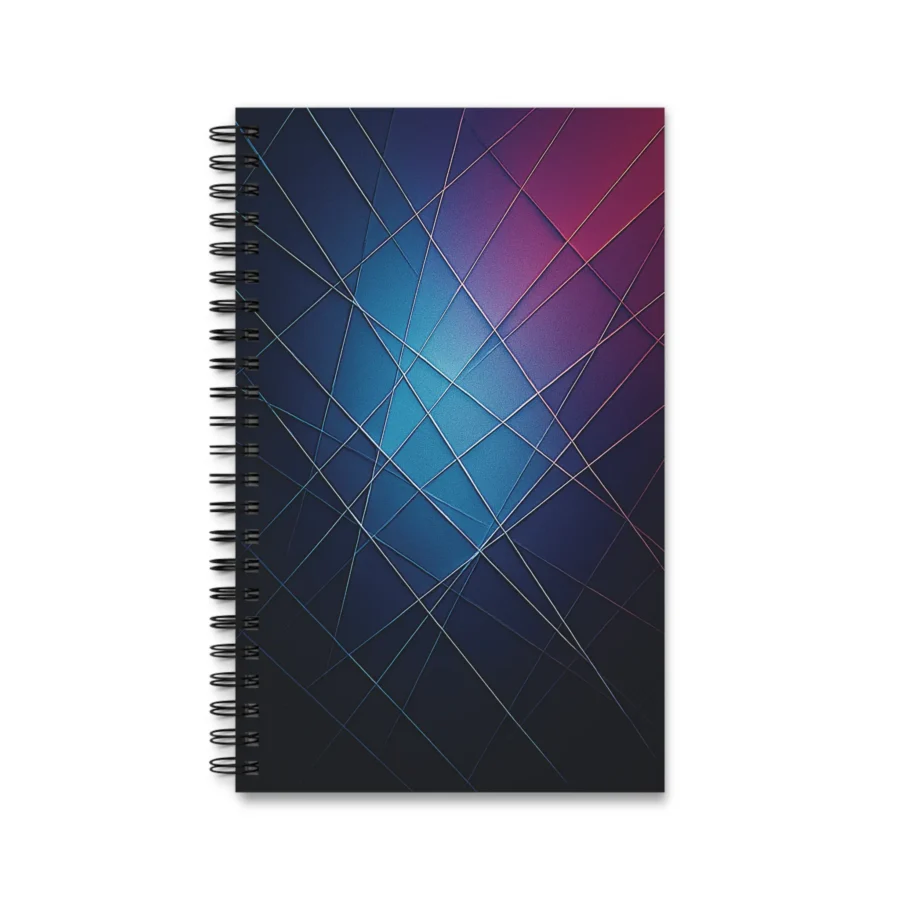 EU Spiral Notebook THIN LINES MIDNIGHT CURRENT 1