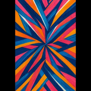 EU Giclée Print Poster COLOR BURST. Fine Art Wall Art with Archival Quality. Printed, packaged, and shipped in the EU. Exclusive ColorVanta design.