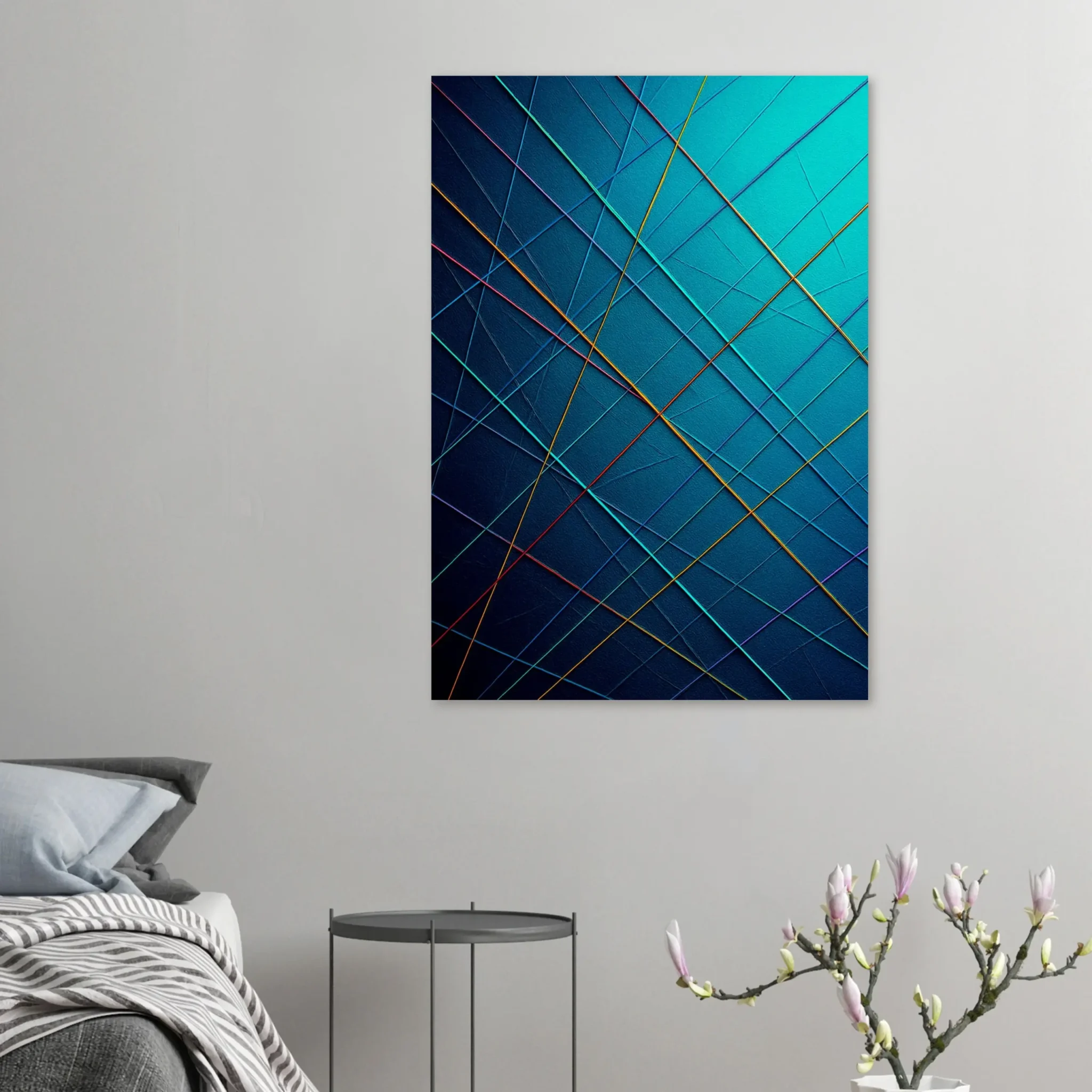 EU Giclée Print Poster COOL CURRENT. Fine Art Wall Art with Archival Quality. Printed, packaged, and shipped in the EU. Exclusive ColorVanta design.