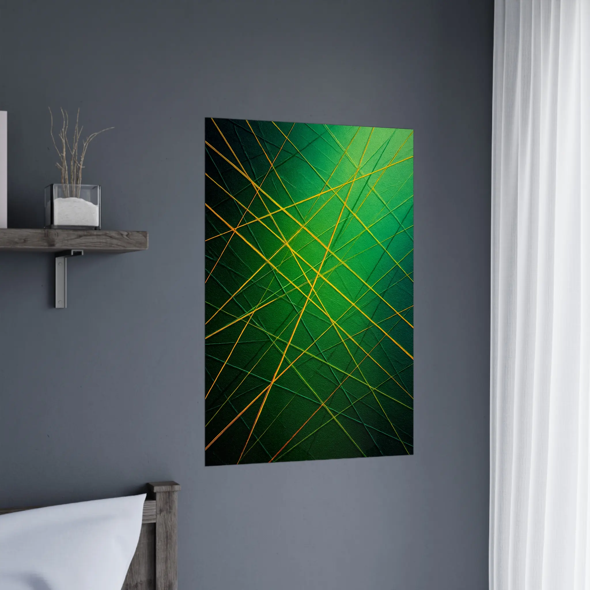 EU Giclée Print Poster FOREST VOLTAGE. Fine Art Wall Art with Archival Quality. Printed, packaged, and shipped in the EU. Exclusive ColorVanta design.