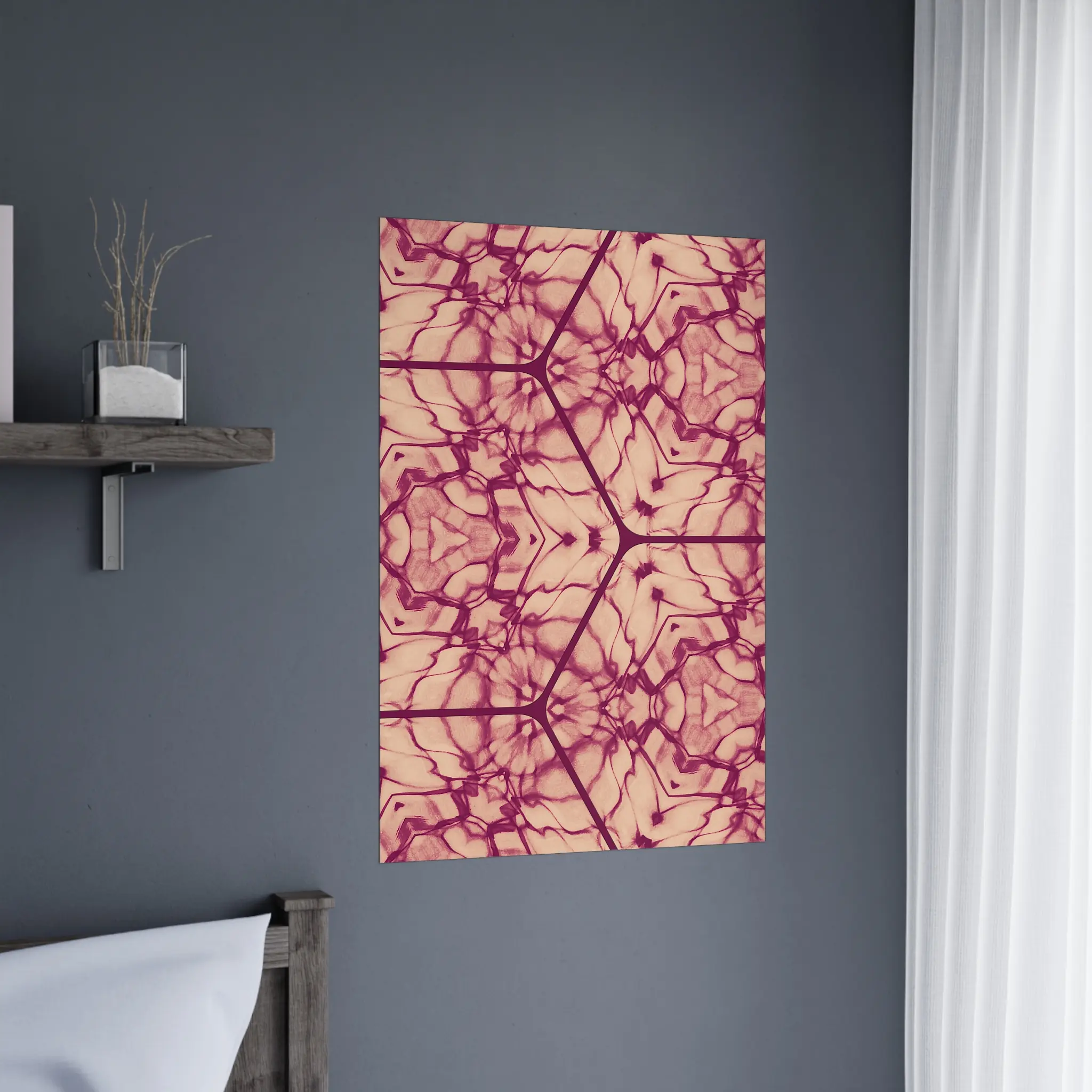 EU Giclée Print Poster SANGUINE ROOT. Fine Art Wall Art with Archival Quality. Printed, packaged, and shipped in the EU. Exclusive ColorVanta design.