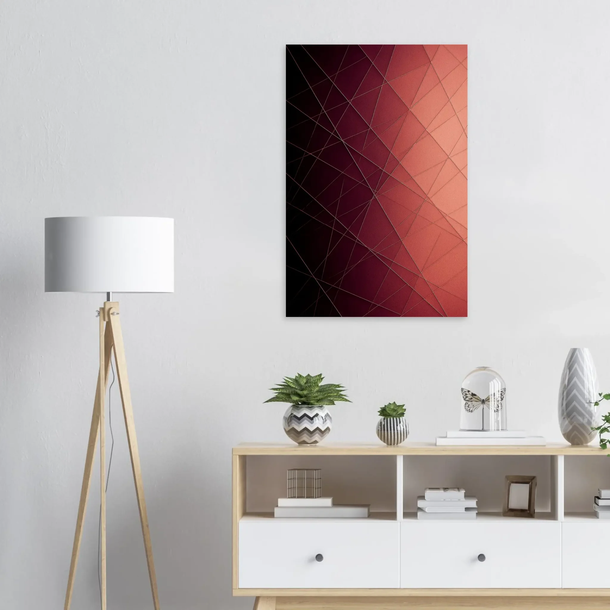 EU Giclée Print Poster COPPER FLOW. Fine Art Wall Art with Archival Quality. Printed, packaged, and shipped in the EU. Exclusive ColorVanta design.