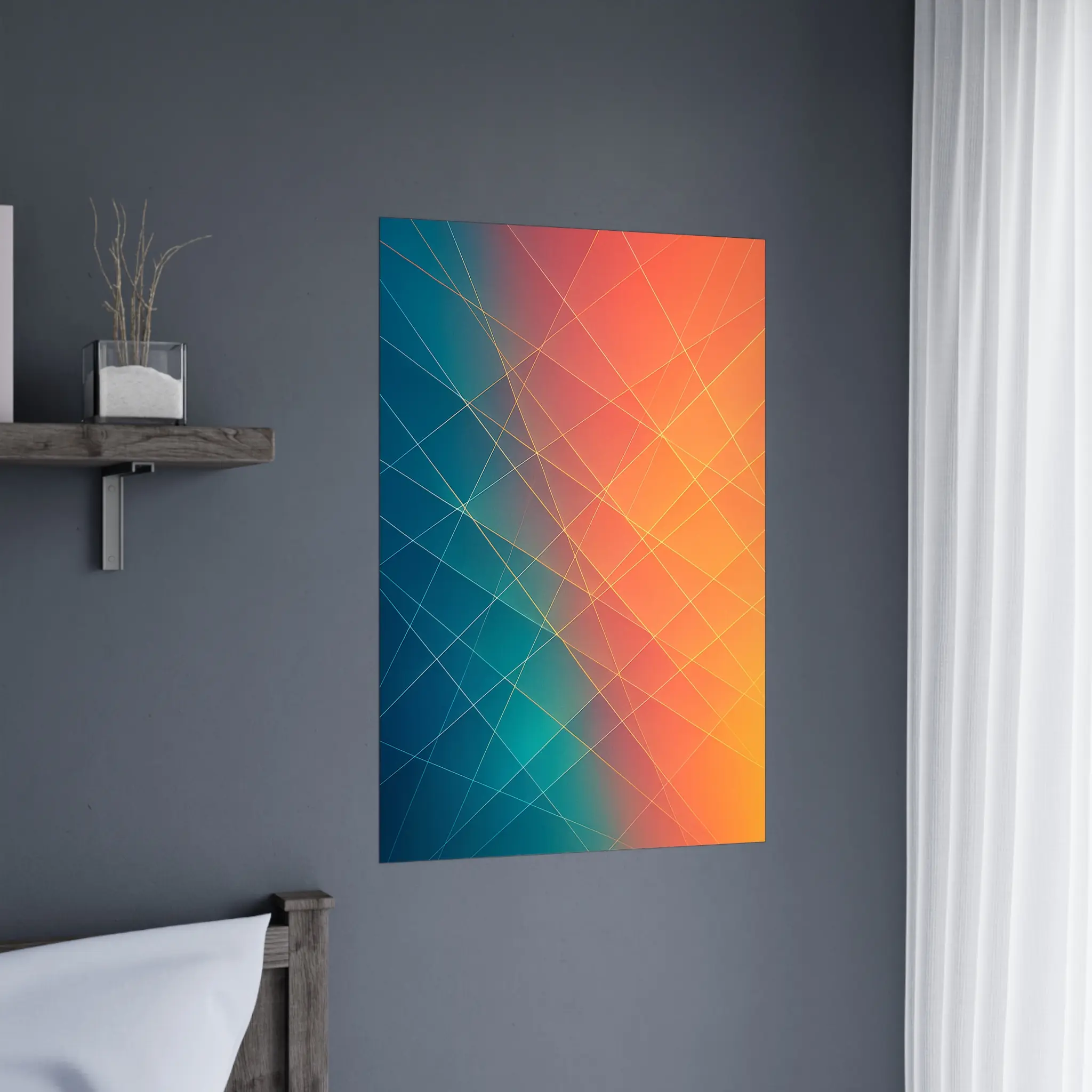 EU Giclée Print Poster DUSK SHIFT. Fine Art Wall Art with Archival Quality. Printed, packaged, and shipped in the EU. Exclusive ColorVanta design.