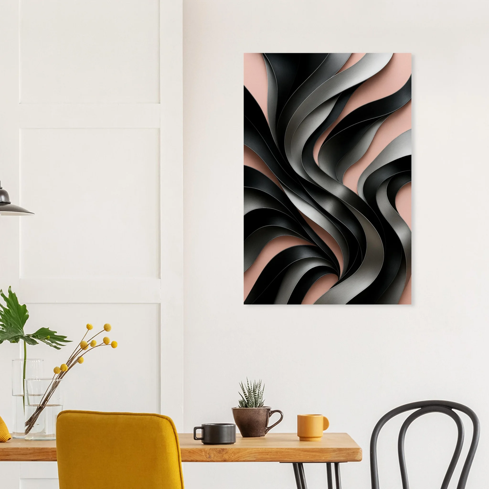 EU Giclée Print Poster GRAPHITE AND ROSE. Fine Art Wall Art with Archival Quality. Printed, packaged, and shipped in the EU. Exclusive ColorVanta design.