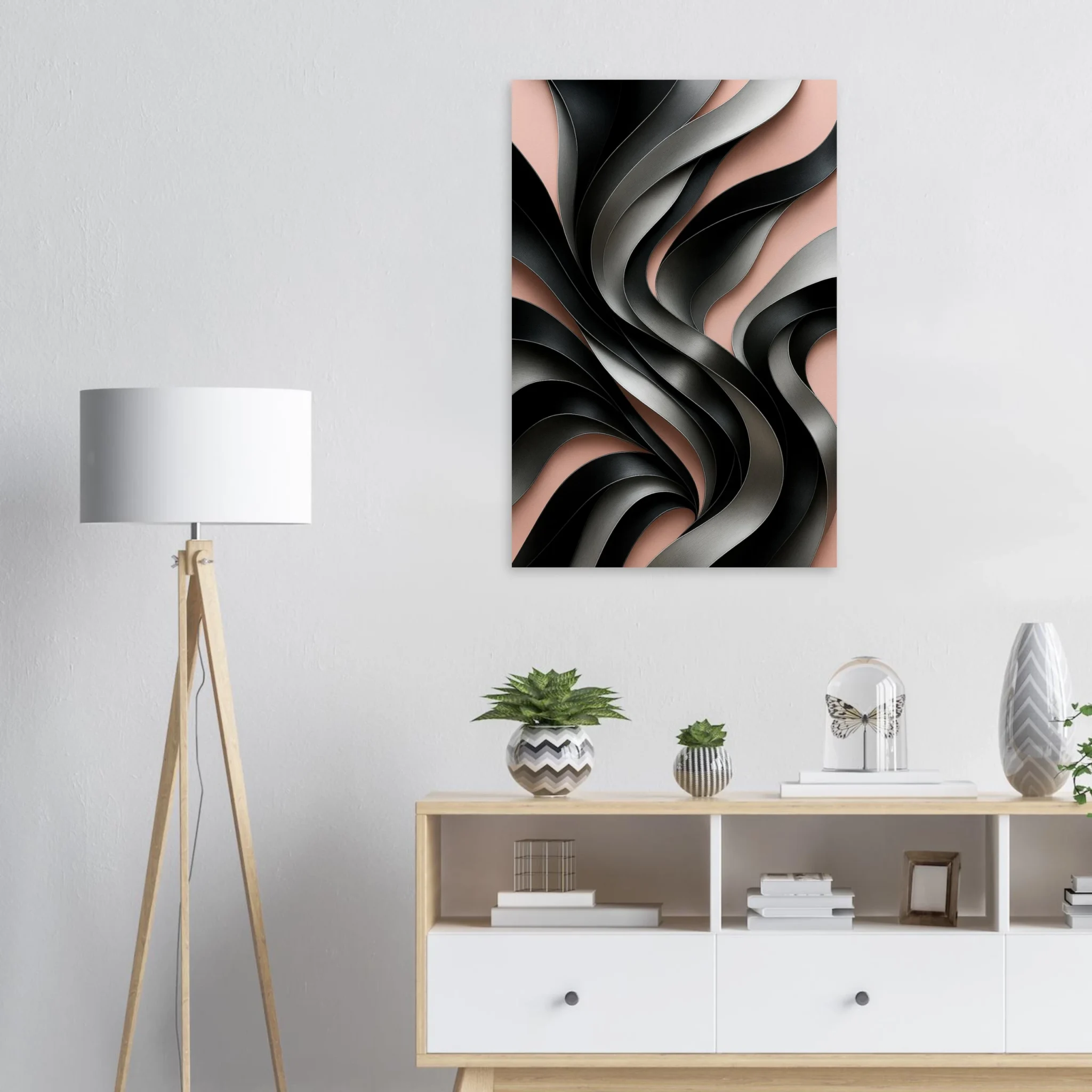 EU Giclée Print Poster GRAPHITE AND ROSE. Fine Art Wall Art with Archival Quality. Printed, packaged, and shipped in the EU. Exclusive ColorVanta design.