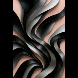 EU Giclée Print Poster GRAPHITE AND ROSE. Fine Art Wall Art with Archival Quality. Printed, packaged, and shipped in the EU. Exclusive ColorVanta design.