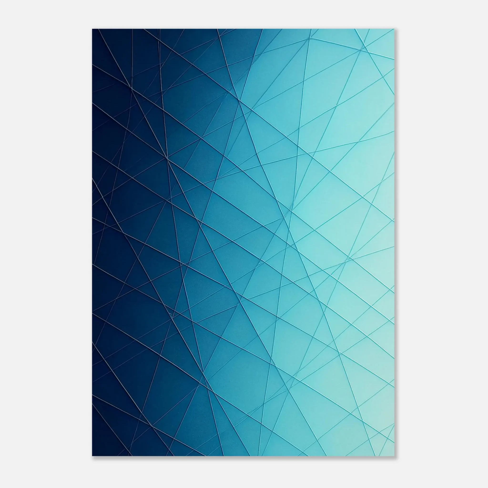 EU Giclée Print Poster ICEGRID. Fine Art Wall Art with Archival Quality. Printed, packaged, and shipped in the EU. Exclusive ColorVanta design.