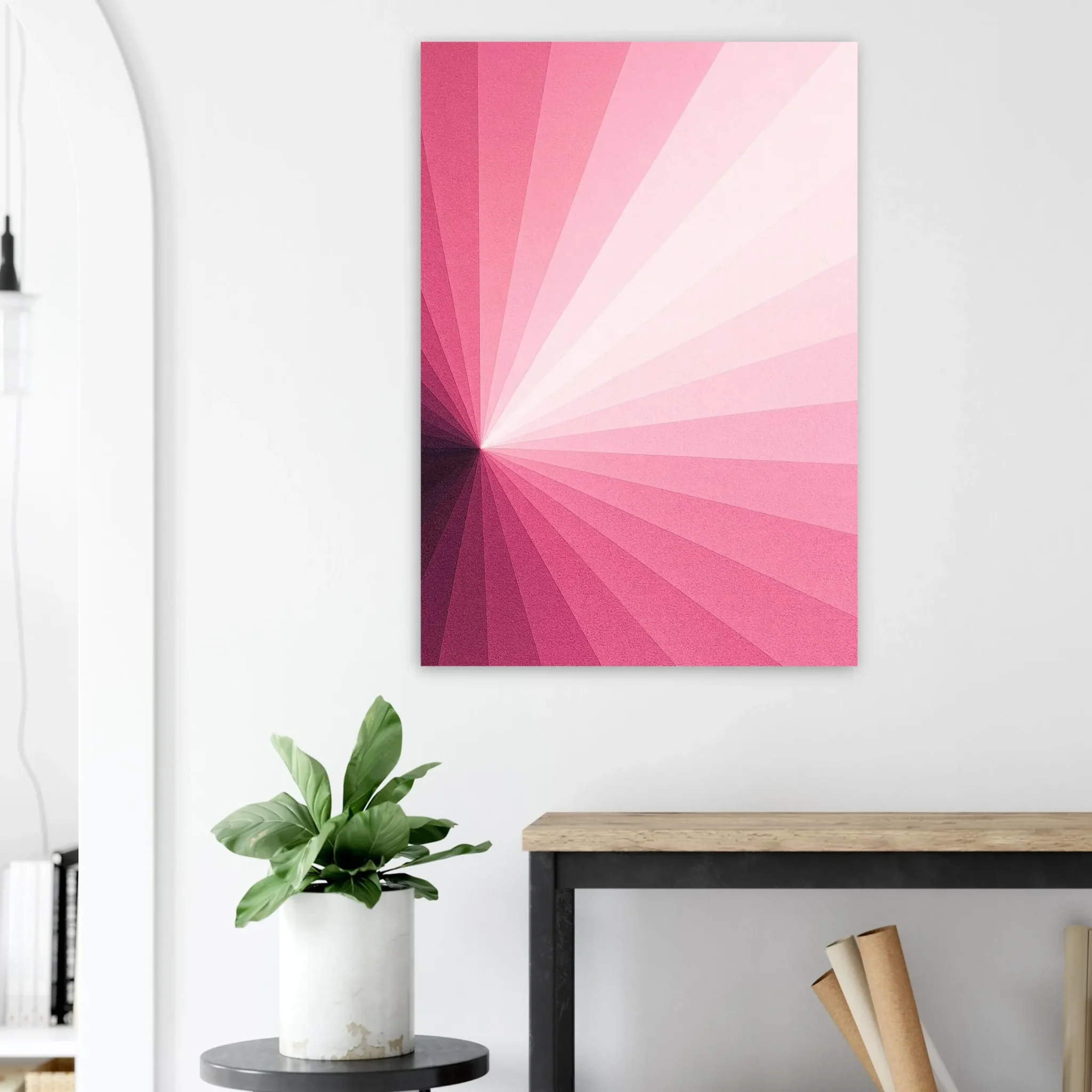 EU Giclée Print Poster ROSELIGHT ECHO. Fine Art Wall Art with Archival Quality. Printed, packaged, and shipped in the EU. Exclusive ColorVanta design.