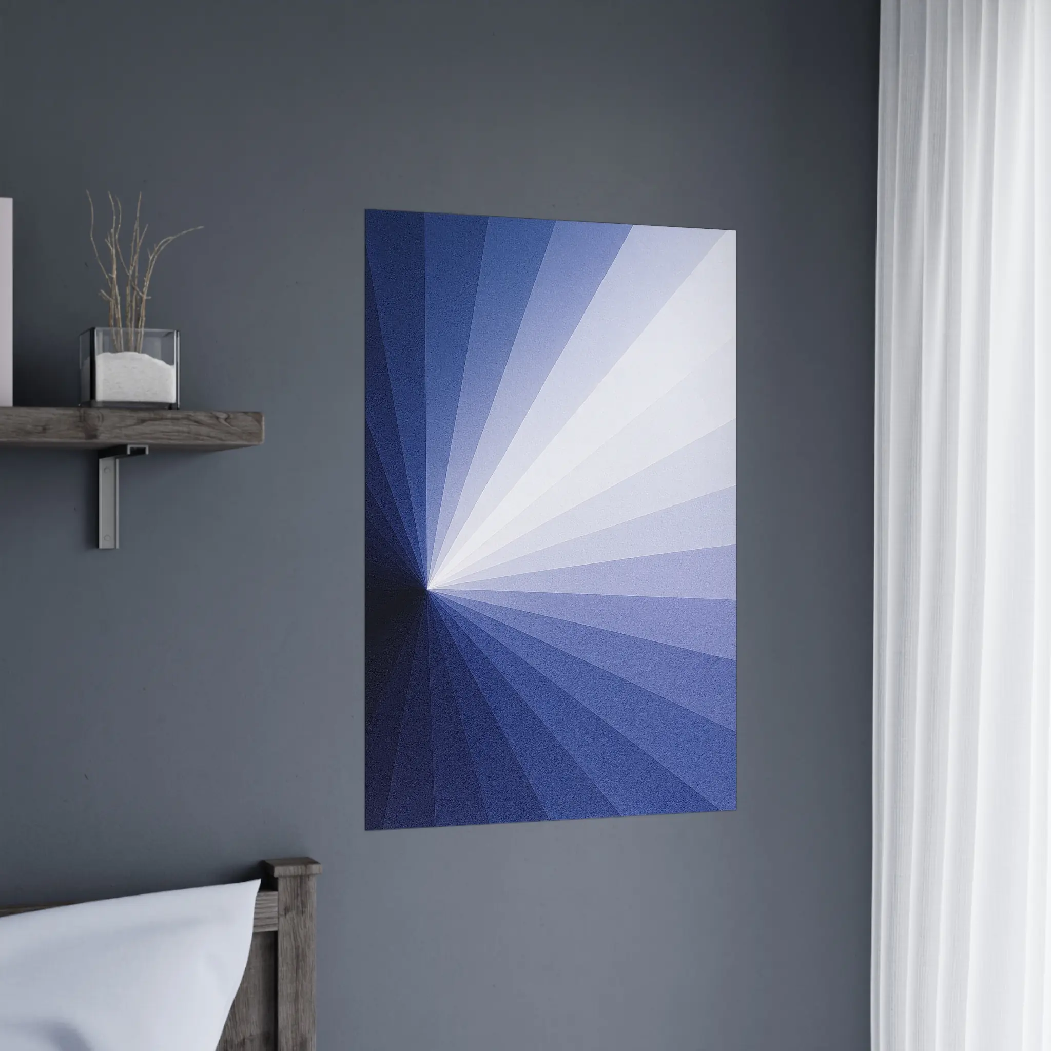 EU Giclée Print Poster SLATE VECTOR. Fine Art Wall Art with Archival Quality. Printed, packaged, and shipped in the EU. Exclusive ColorVanta design.