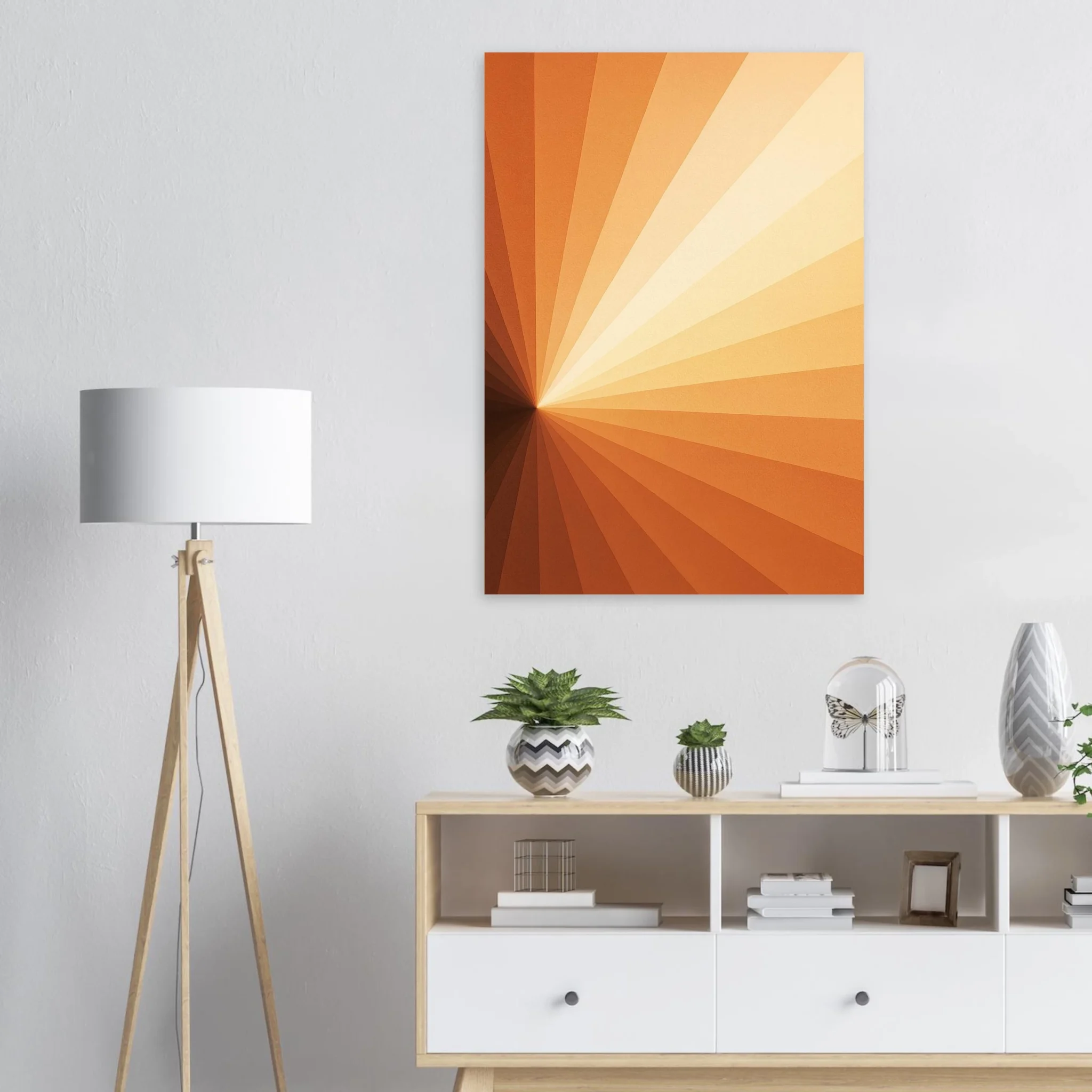 EU Giclée Print Poster SOLAR AMBER. Fine Art Wall Art with Archival Quality. Printed, packaged, and shipped in the EU. Exclusive ColorVanta design.