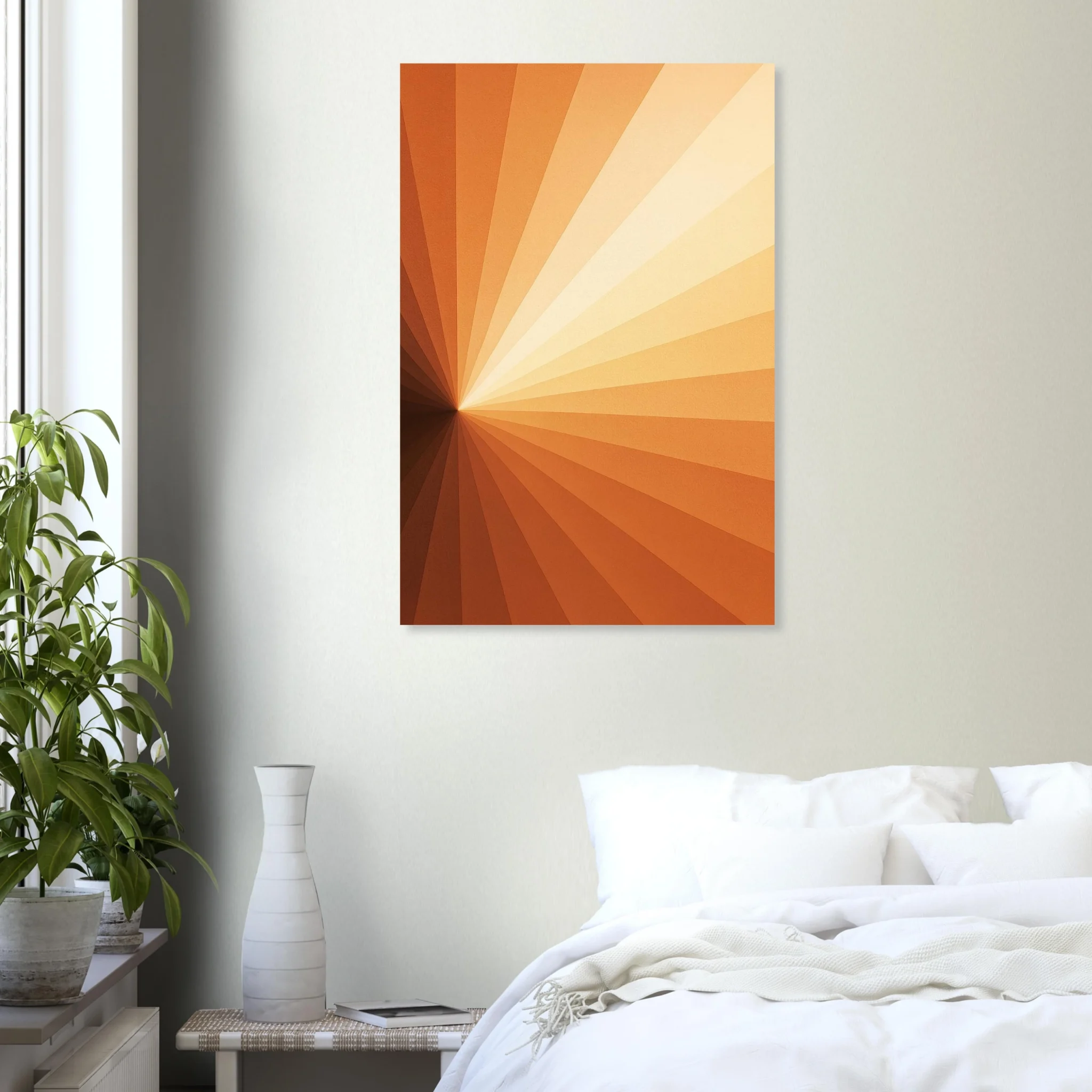 EU Giclée Print Poster SOLAR AMBER. Fine Art Wall Art with Archival Quality. Printed, packaged, and shipped in the EU. Exclusive ColorVanta design.