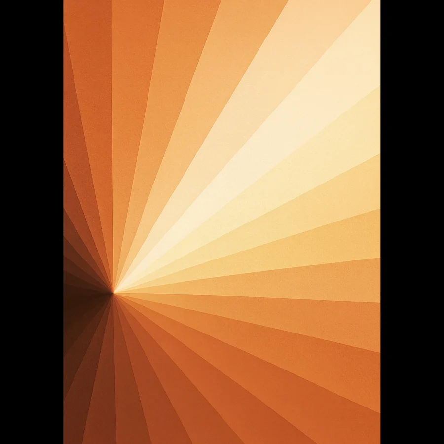 EU Giclée Print Poster SOLAR AMBER. Fine Art Wall Art with Archival Quality. Printed, packaged, and shipped in the EU. Exclusive ColorVanta design.