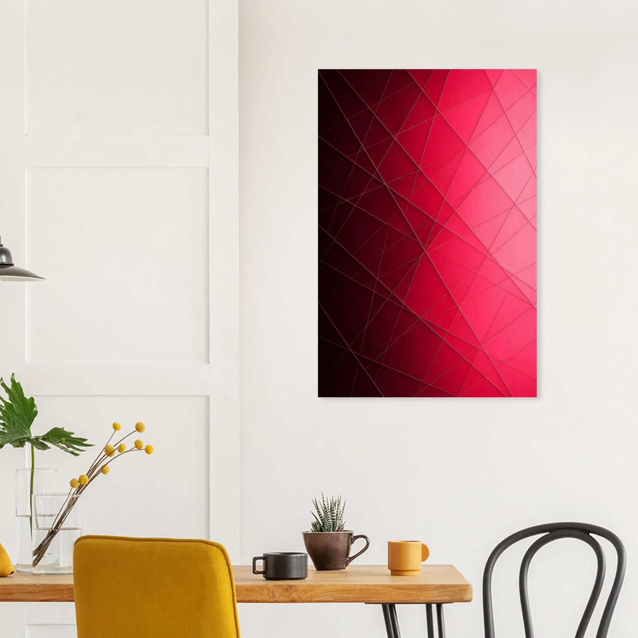 EU Giclée Print Poster SPECTRAL RED. Fine Art Wall Art with Archival Quality. Printed, packaged, and shipped in the EU. Exclusive ColorVanta design.