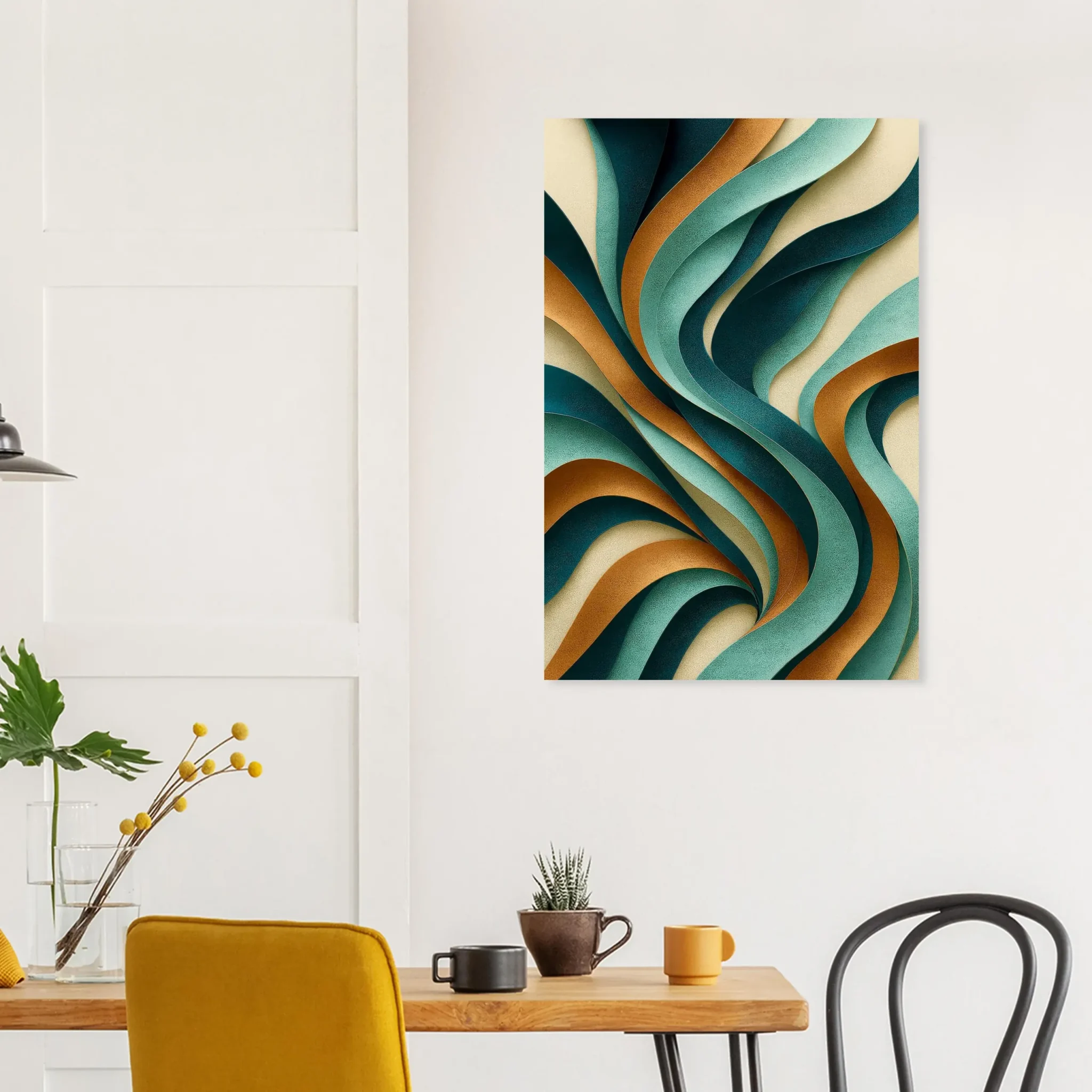 EU Giclée Print Poster COPPER TIDE. Fine Art Wall Art with Archival Quality. Printed, packaged, and shipped in the EU. Exclusive ColorVanta design.