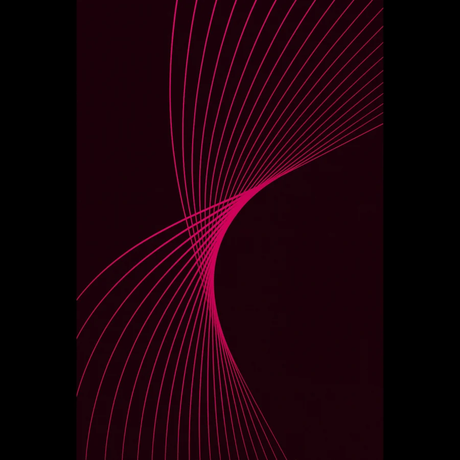 EU Giclée Print Poster DEEP PINK FLUX. Fine Art Wall Art with Archival Quality. Printed, packaged, and shipped in the EU. Exclusive ColorVanta design.