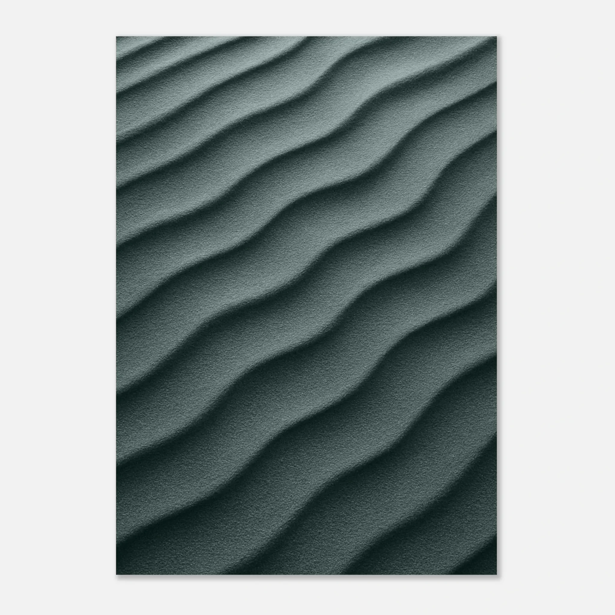 EU Giclée Print Poster DUNE OF AZURE GRAY. Fine Art Wall Art with Archival Quality. Printed, packaged, and shipped in the EU. Exclusive ColorVanta design.