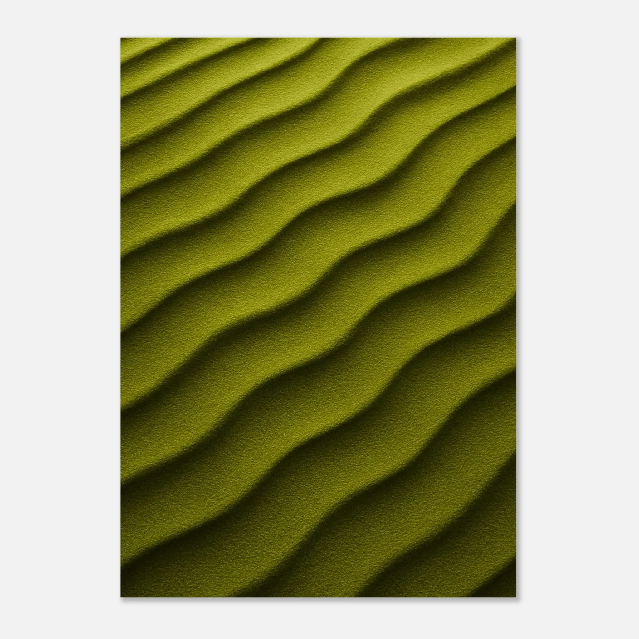 EU Giclée Print Poster DUNE OF OLIVE. Fine Art Wall Art with Archival Quality. Printed, packaged, and shipped in the EU. Exclusive ColorVanta design.