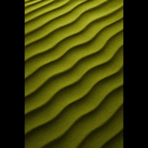 EU Giclée Print Poster DUNE OF OLIVE. Fine Art Wall Art with Archival Quality. Printed, packaged, and shipped in the EU. Exclusive ColorVanta design.