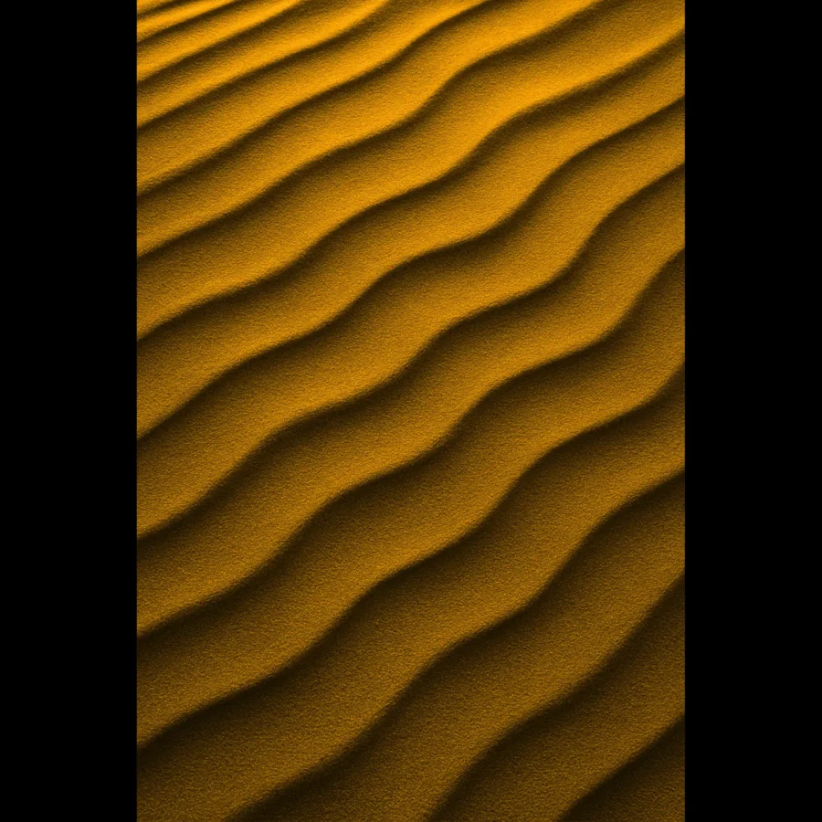 EU Giclée Print Poster DUNE OF ORANGE. Fine Art Wall Art with Archival Quality. Printed, packaged, and shipped in the EU. Exclusive ColorVanta design.