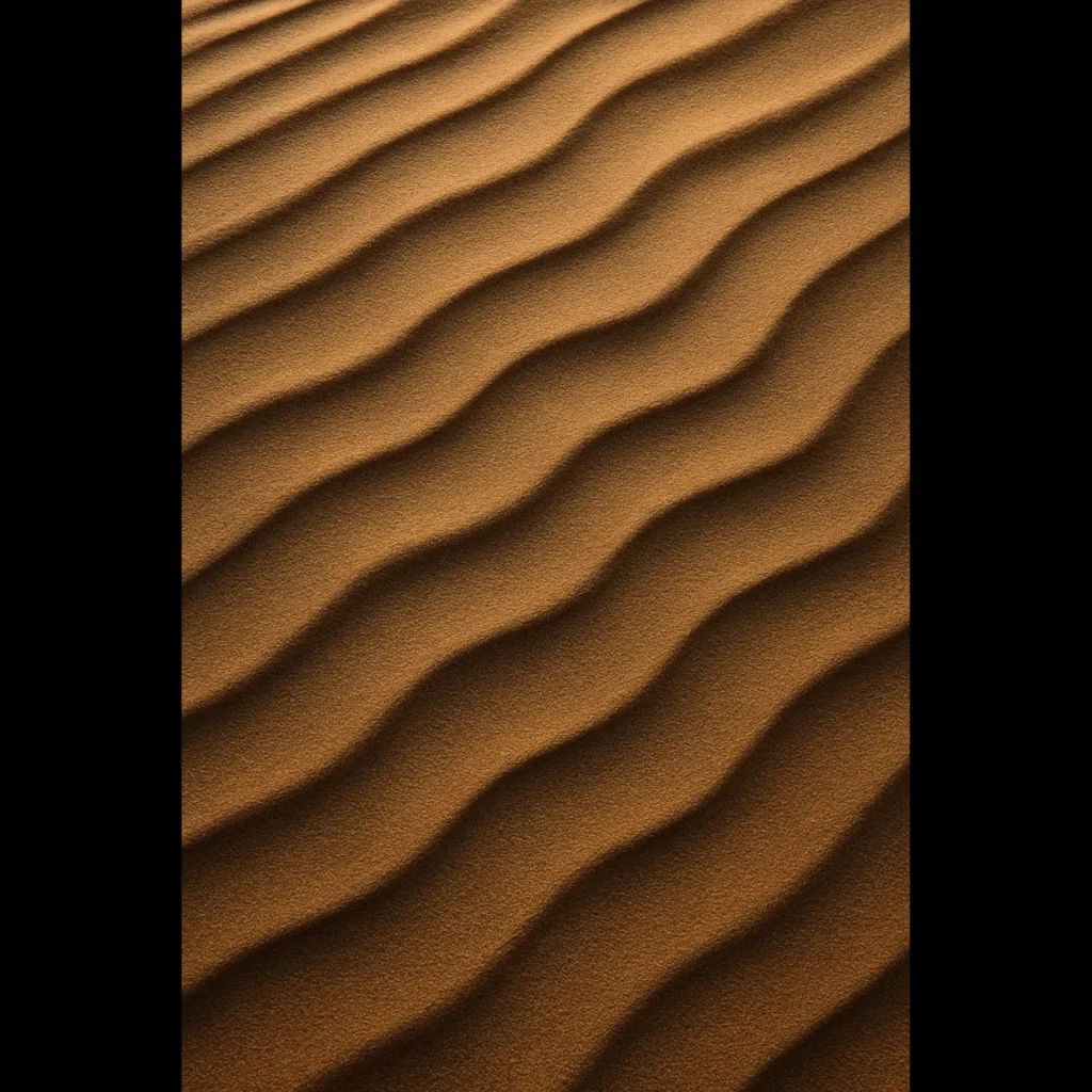 EU Giclée Print Poster DUNE OF SANDY BROWN. Fine Art Wall Art with Archival Quality. Printed, packaged, and shipped in the EU. Exclusive ColorVanta design.