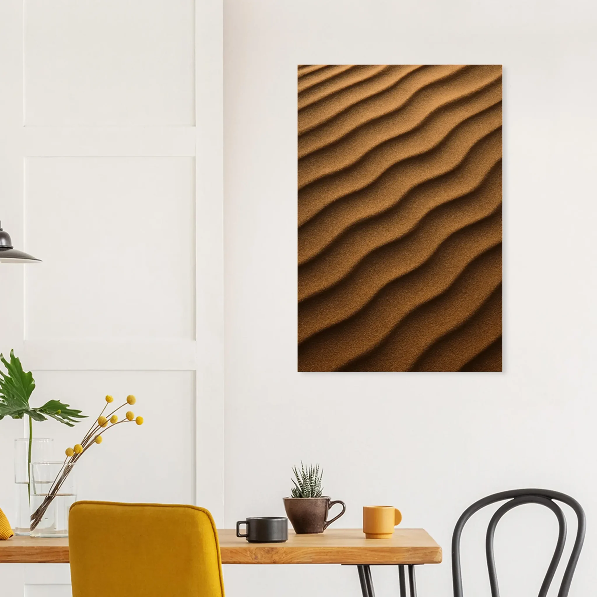 EU Giclée Print Poster DUNE OF SANDY BROWN. Fine Art Wall Art with Archival Quality. Printed, packaged, and shipped in the EU. Exclusive ColorVanta design.