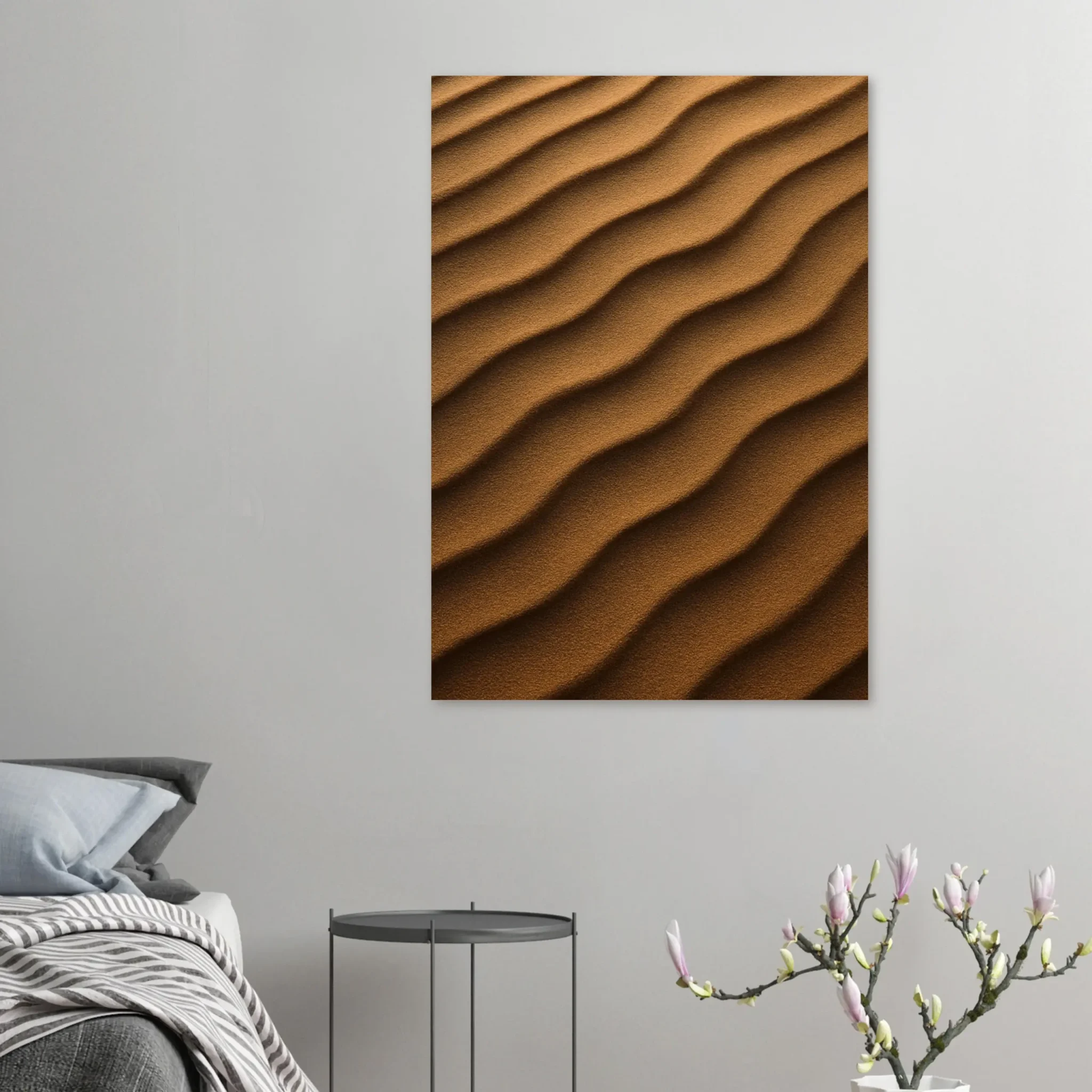 EU Giclée Print Poster DUNE OF SANDY BROWN. Fine Art Wall Art with Archival Quality. Printed, packaged, and shipped in the EU. Exclusive ColorVanta design.