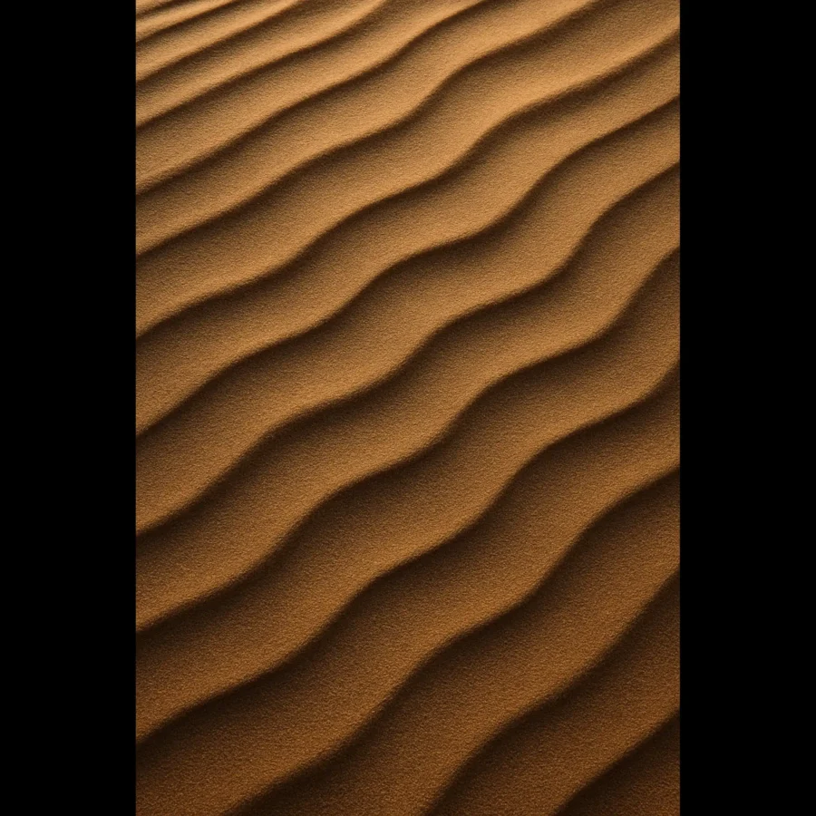 EU Giclée Print Poster DUNE OF SANDY BROWN. Fine Art Wall Art with Archival Quality. Printed, packaged, and shipped in the EU. Exclusive ColorVanta design.
