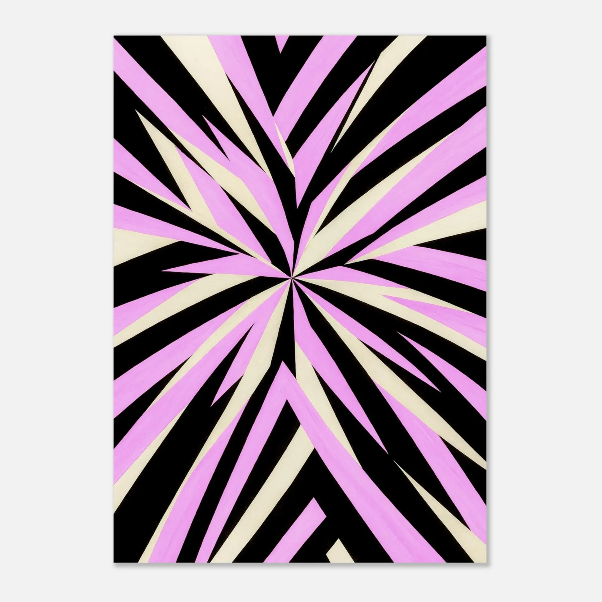EU Giclée Print Poster ORCHID RAY. Fine Art Wall Art with Archival Quality. Printed, packaged, and shipped in the EU. Exclusive ColorVanta design.