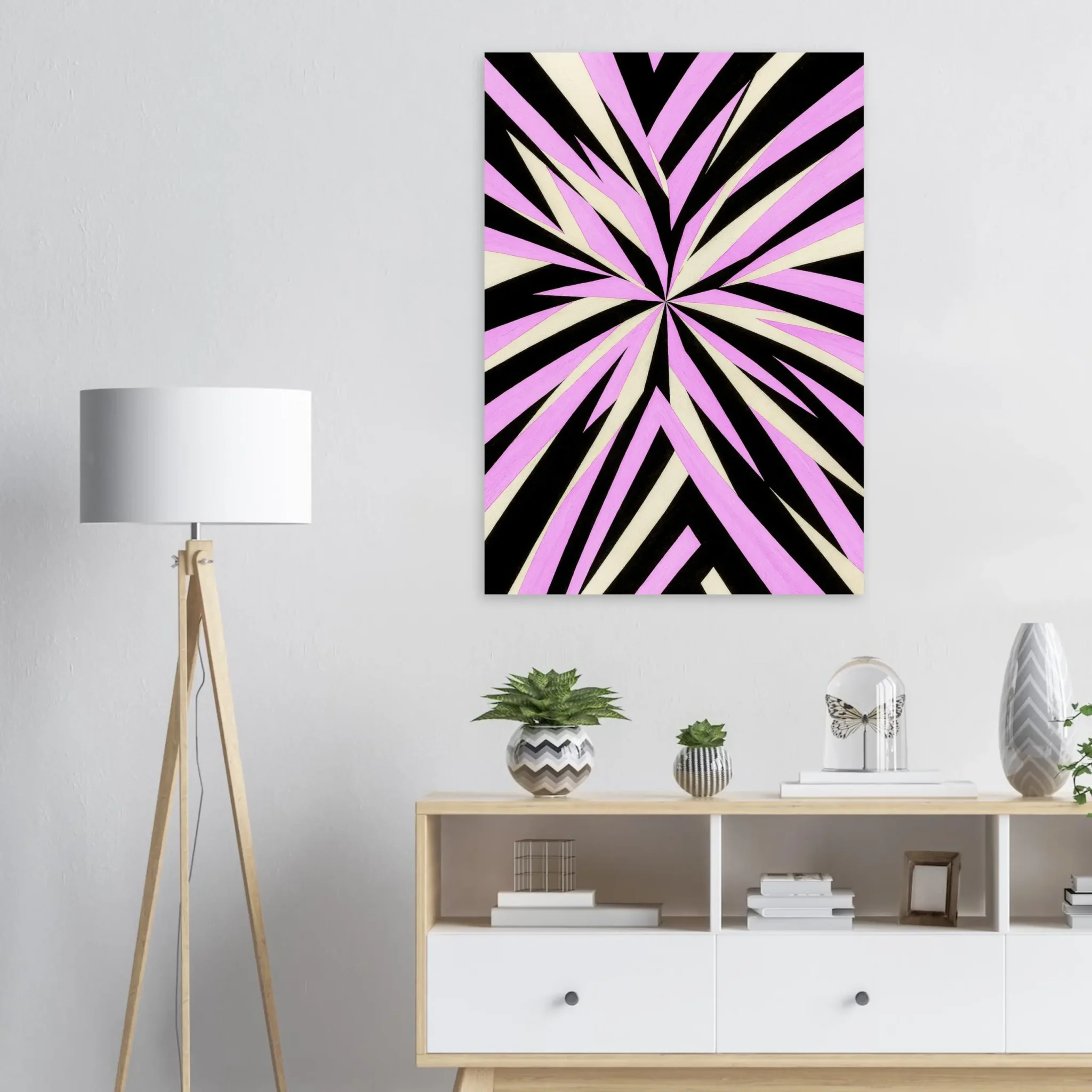 EU Giclée Print Poster ORCHID RAY. Fine Art Wall Art with Archival Quality. Printed, packaged, and shipped in the EU. Exclusive ColorVanta design.
