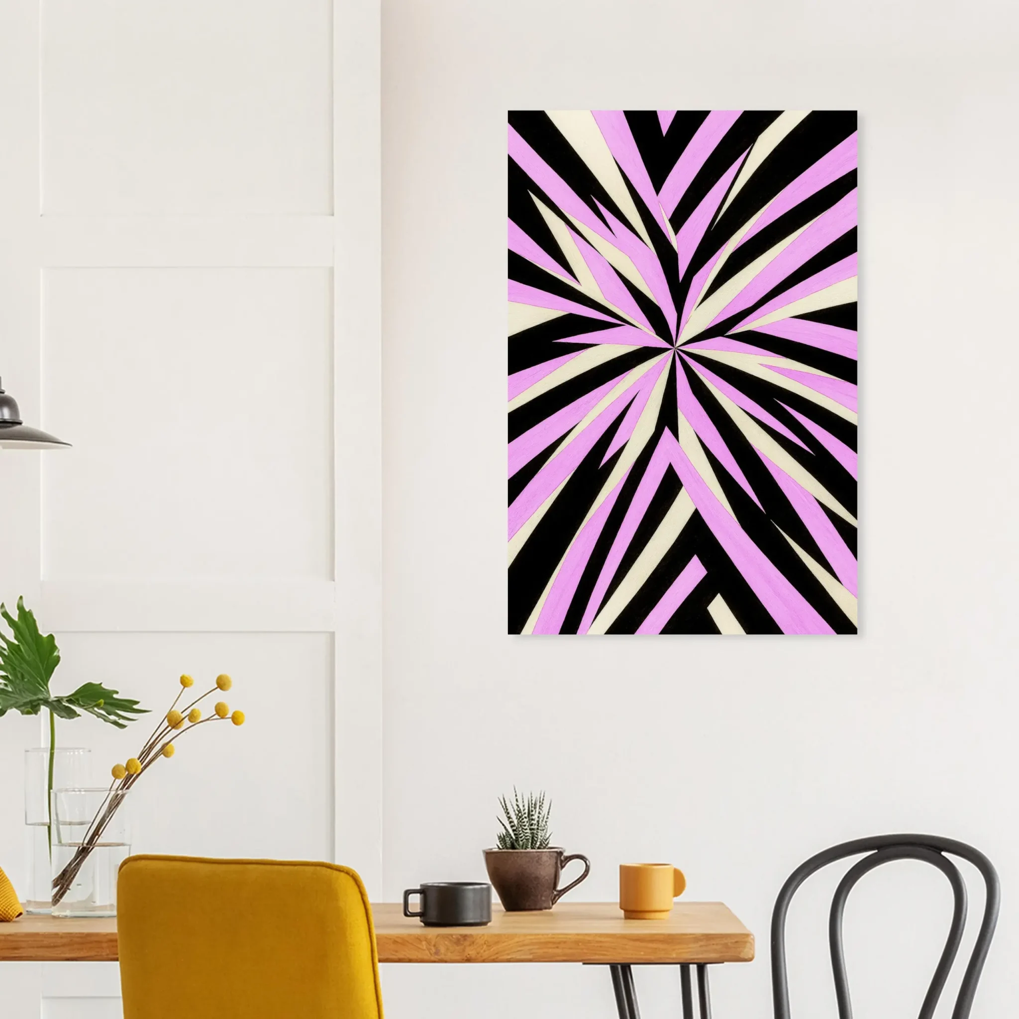 EU Giclée Print Poster ORCHID RAY. Fine Art Wall Art with Archival Quality. Printed, packaged, and shipped in the EU. Exclusive ColorVanta design.