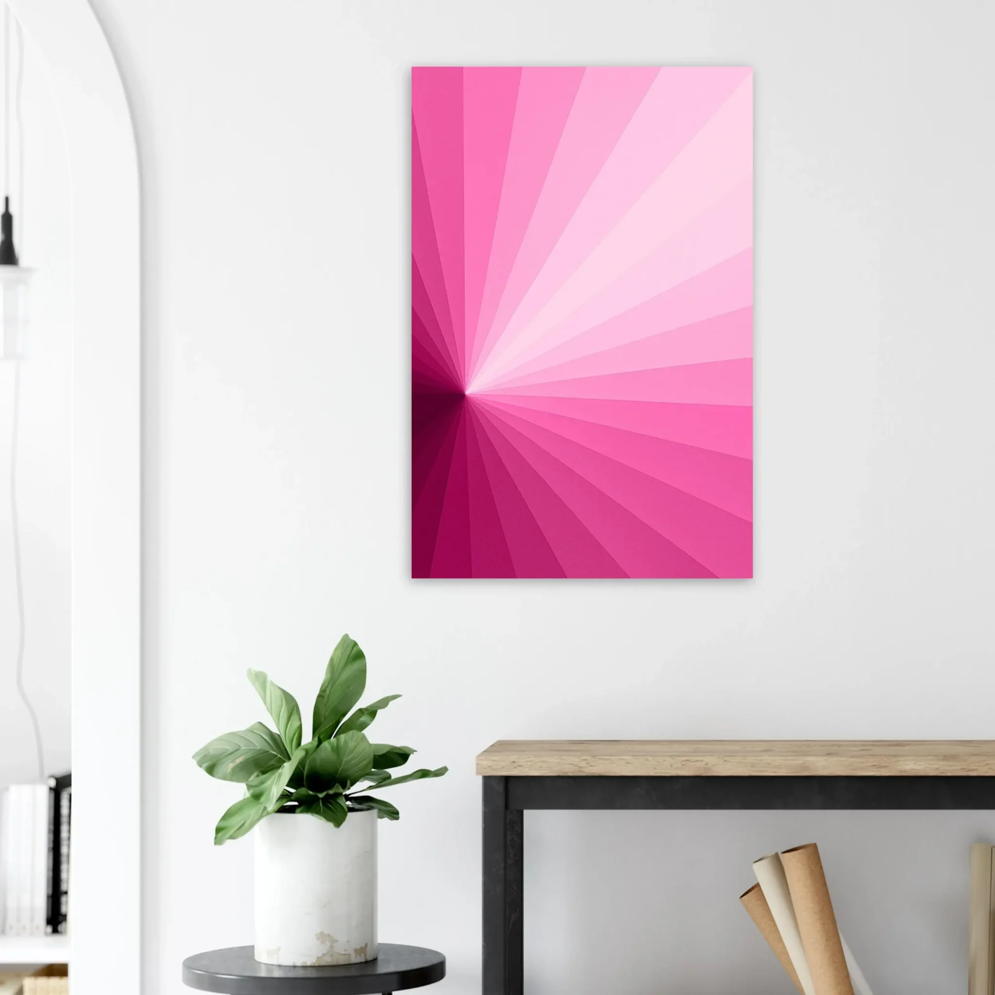EU Giclée Print Poster PINK VECTOR. Fine Art Wall Art with Archival Quality. Printed, packaged, and shipped in the EU. Exclusive ColorVanta design.