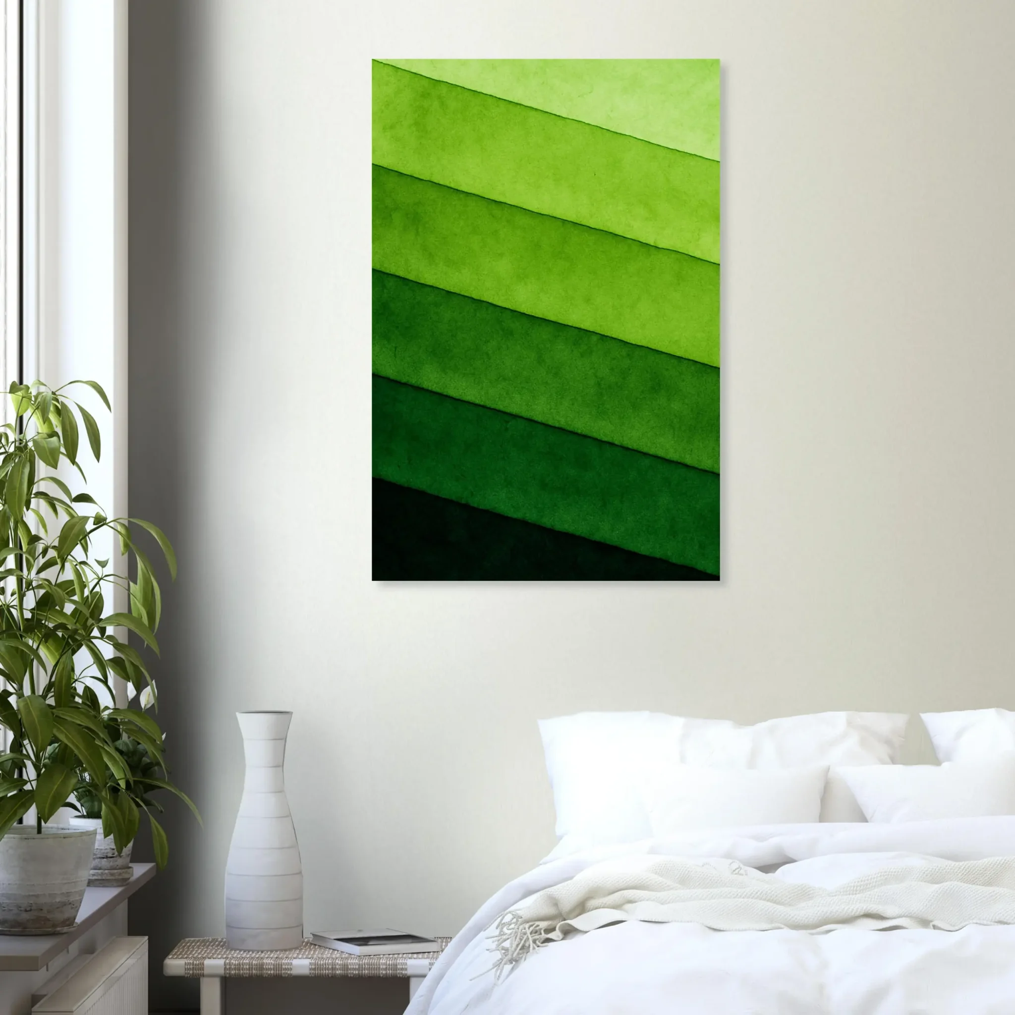 EU Giclée Print Poster VERDANT SCALE. Fine Art Wall Art with Archival Quality. Printed, packaged, and shipped in the EU. Exclusive ColorVanta design.