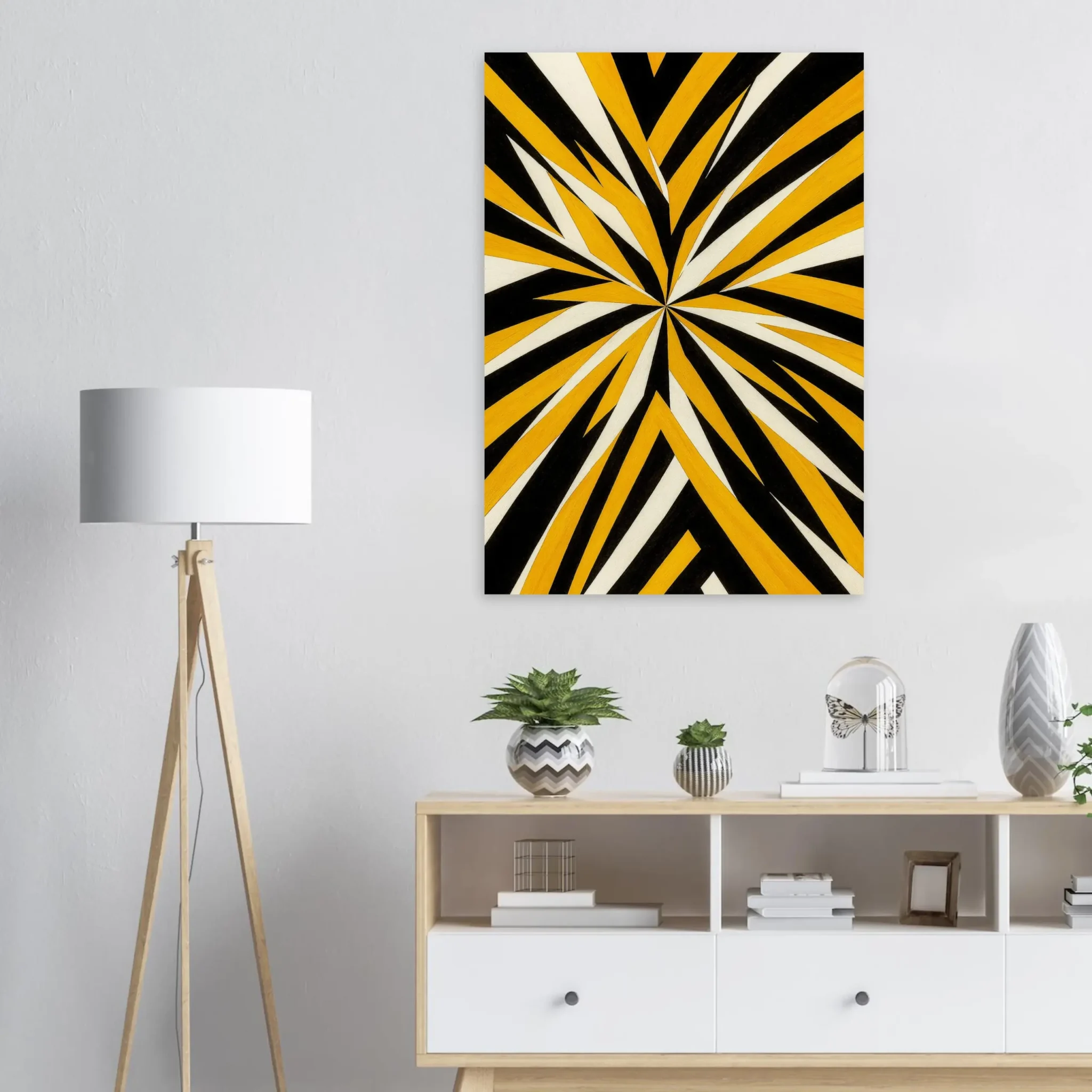 EU Giclée Print Poster GOLDEN FLARE. Fine Art Wall Art with Archival Quality. Printed, packaged, and shipped in the EU. Exclusive ColorVanta design.