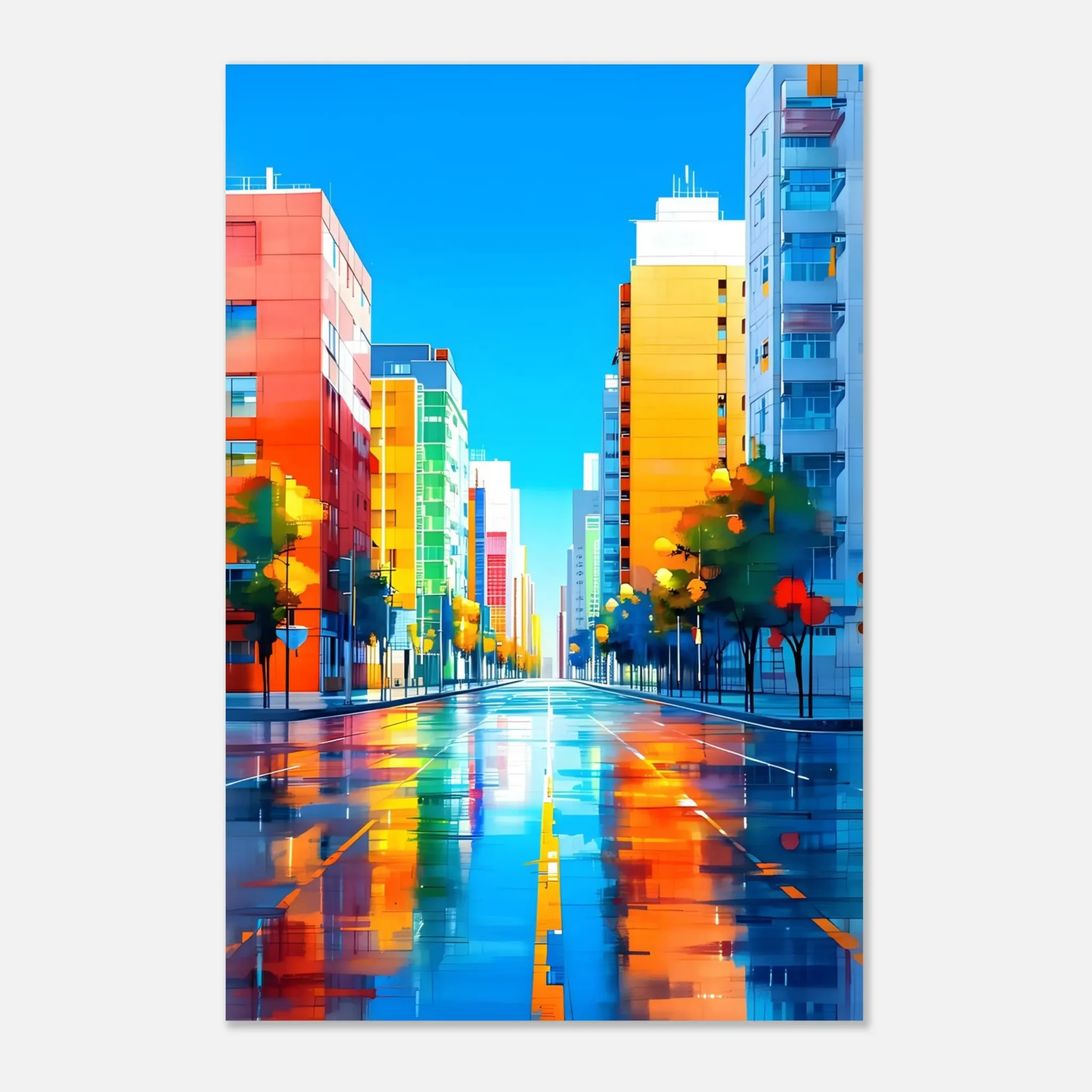 EU Giclée Print Poster AFTER THE RAIN. Fine Art Wall Art with Archival Quality. Printed, packaged, and shipped in the EU. Exclusive ColorVanta design.