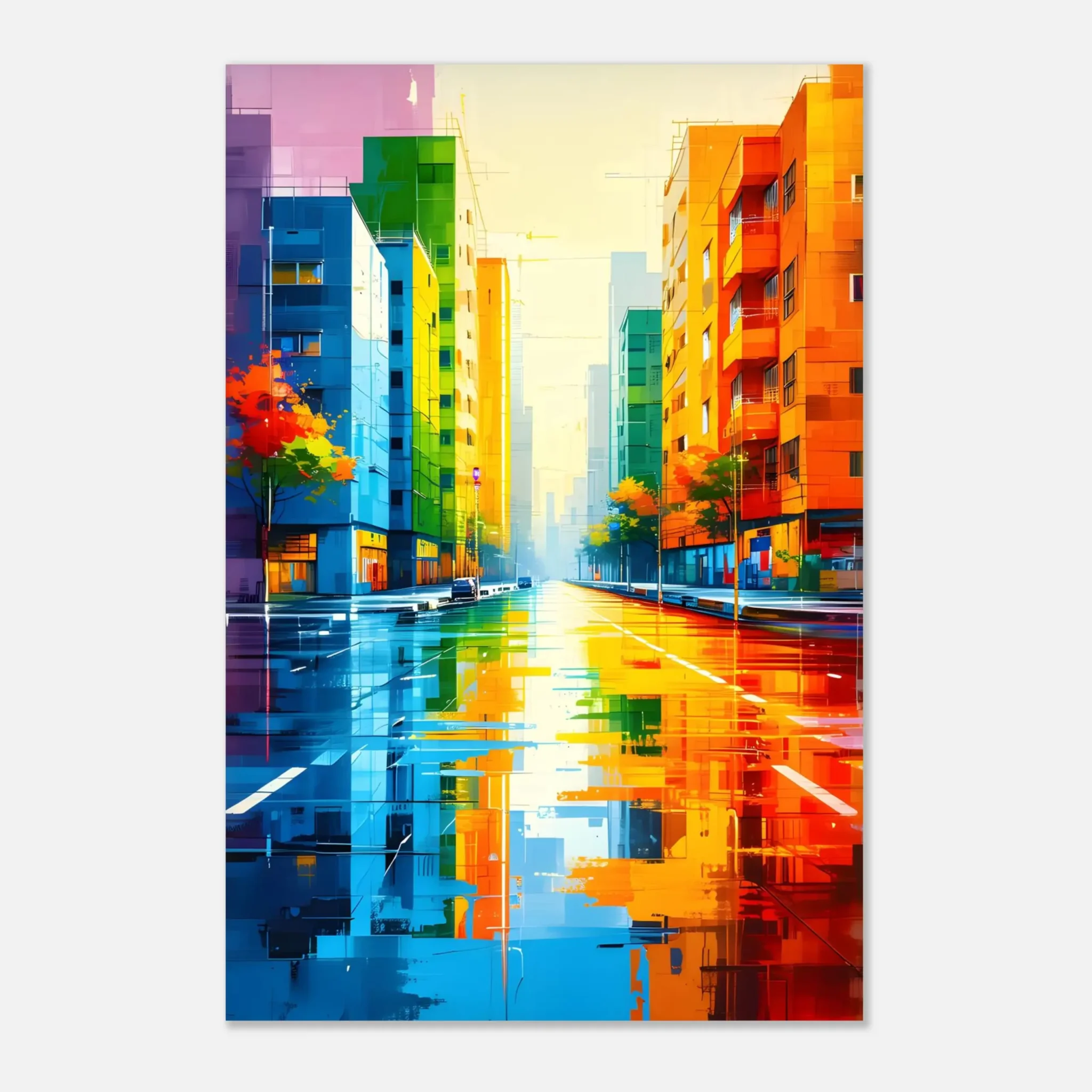 EU Giclée Print Poster BEFORE CLEARING. Fine Art Wall Art with Archival Quality. Printed, packaged, and shipped in the EU. Exclusive ColorVanta design.
